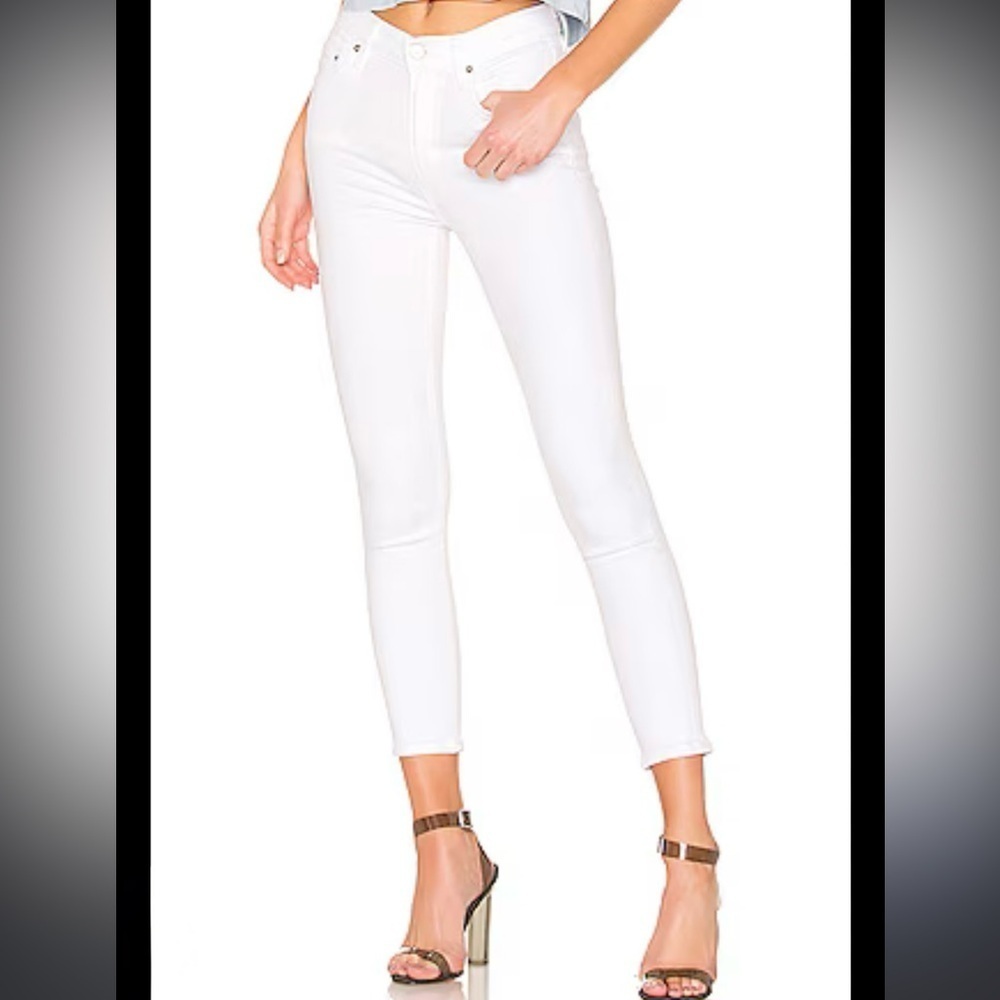 Citizens of Humanity Rocket High Rise Skinny Jeans White Size 26 with 28” Inseam